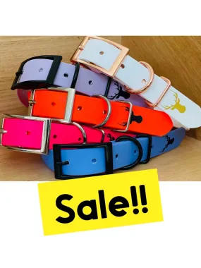 25mm wide Biothane dog collar, fit size 26-46cm