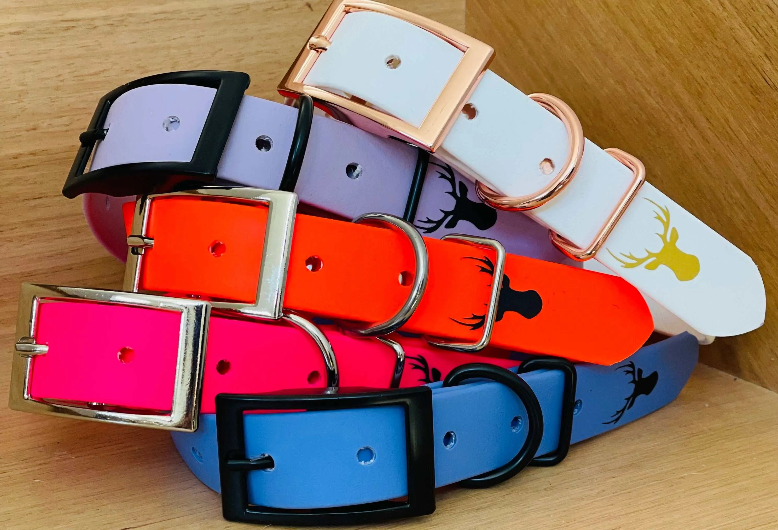 25mm wide Biothane dog collar, fit size 26-46cm
