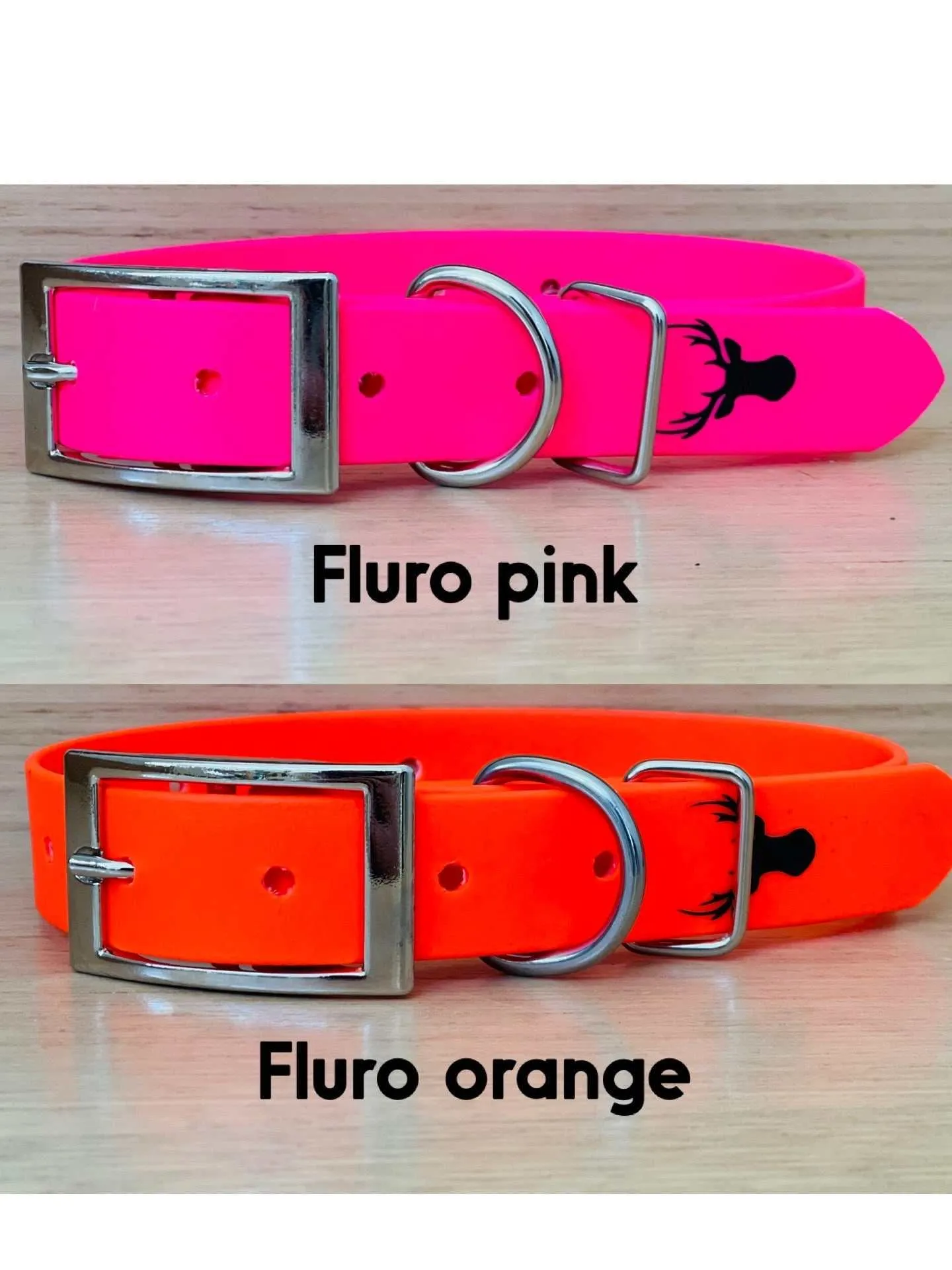 25mm wide Biothane dog collar, fit size 26-46cm