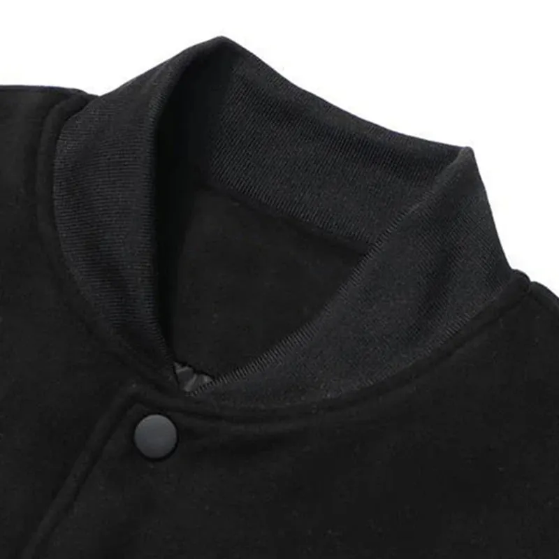 Aidase Vintage Varsity Jackets For Men Punk Gothic Coats Embroidery Hip Hop Harajuku Baseball Jacket Loose Flocking Leather Coats