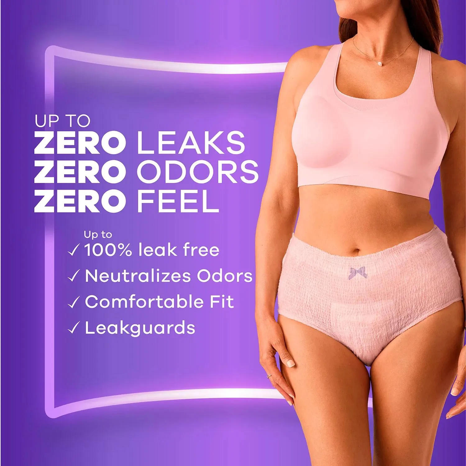 Always Discreet Incontinence Underwear for Women, Maximum, Choose Size