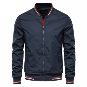 Angelo Ricci™ Casual Slim Fit Baseball Bomber Windbreaker Jacket