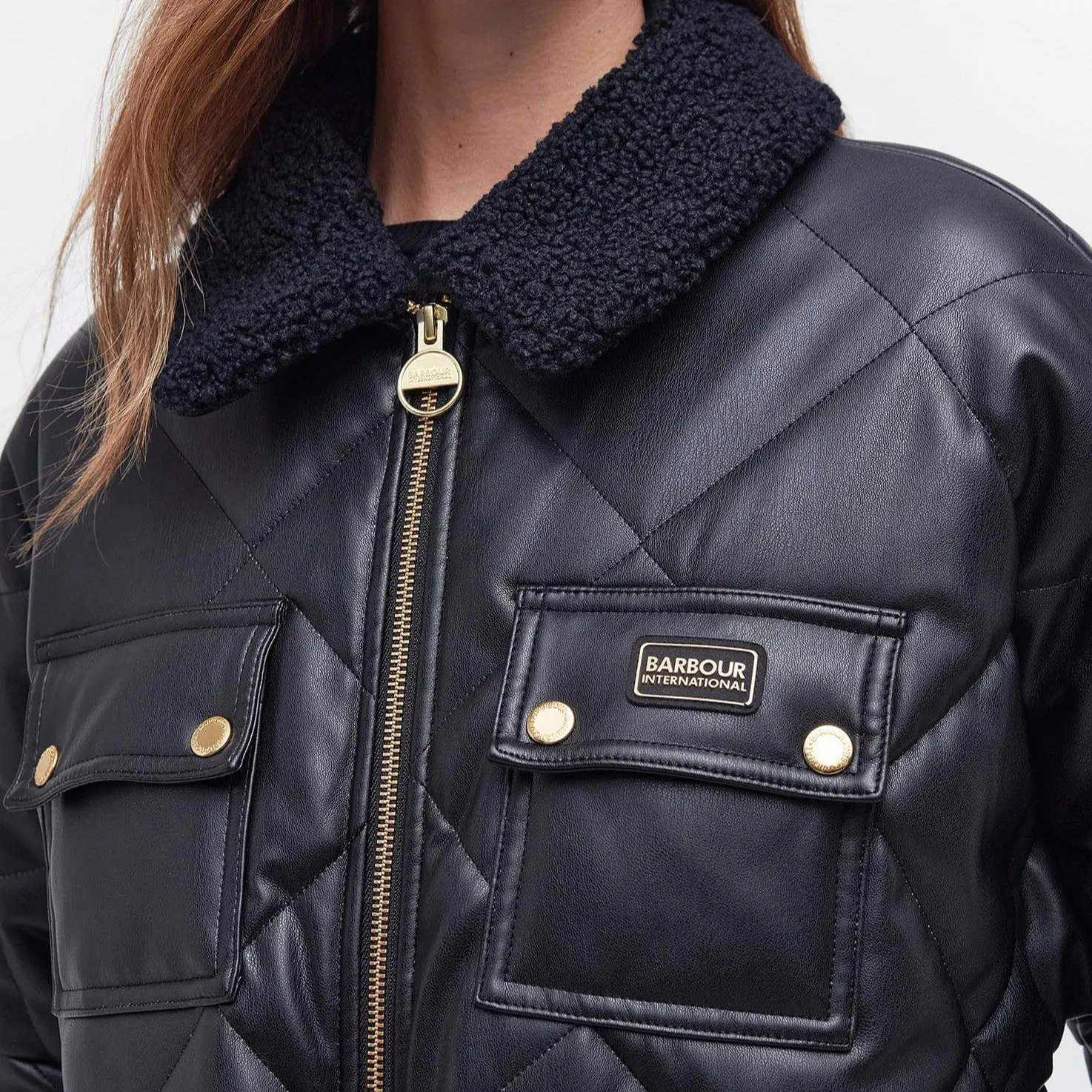 Barbour International Neutron Quilted Jacket