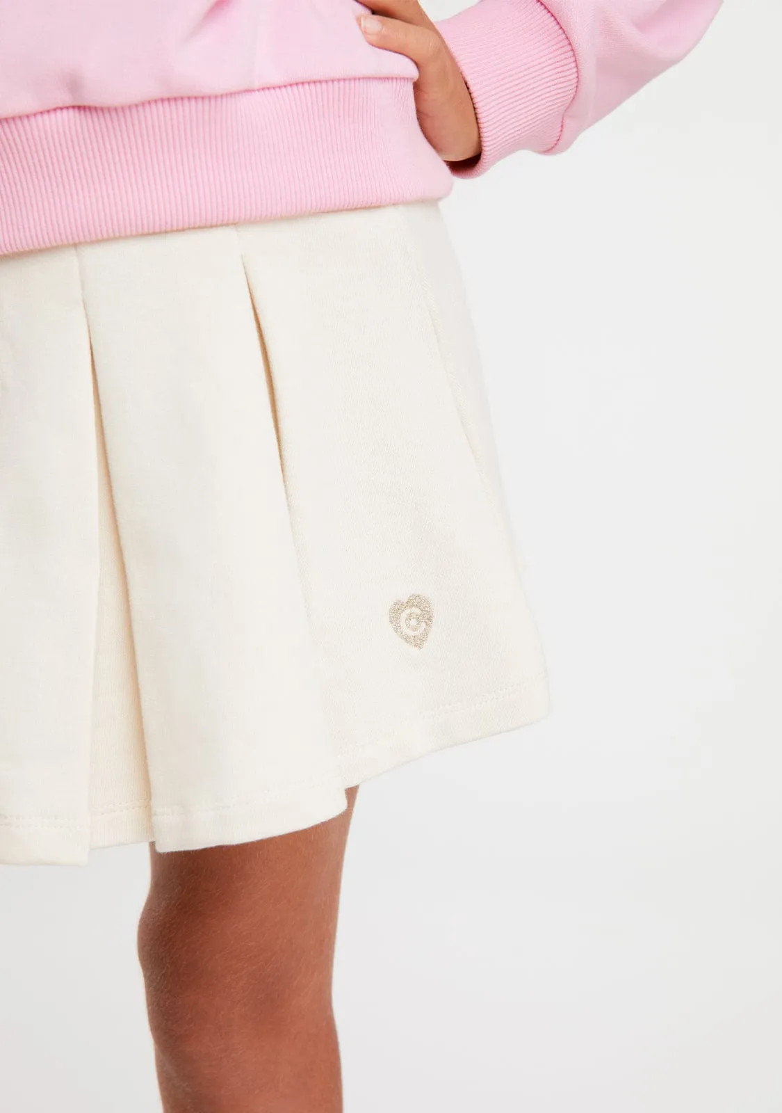 Beige Plush Skirt