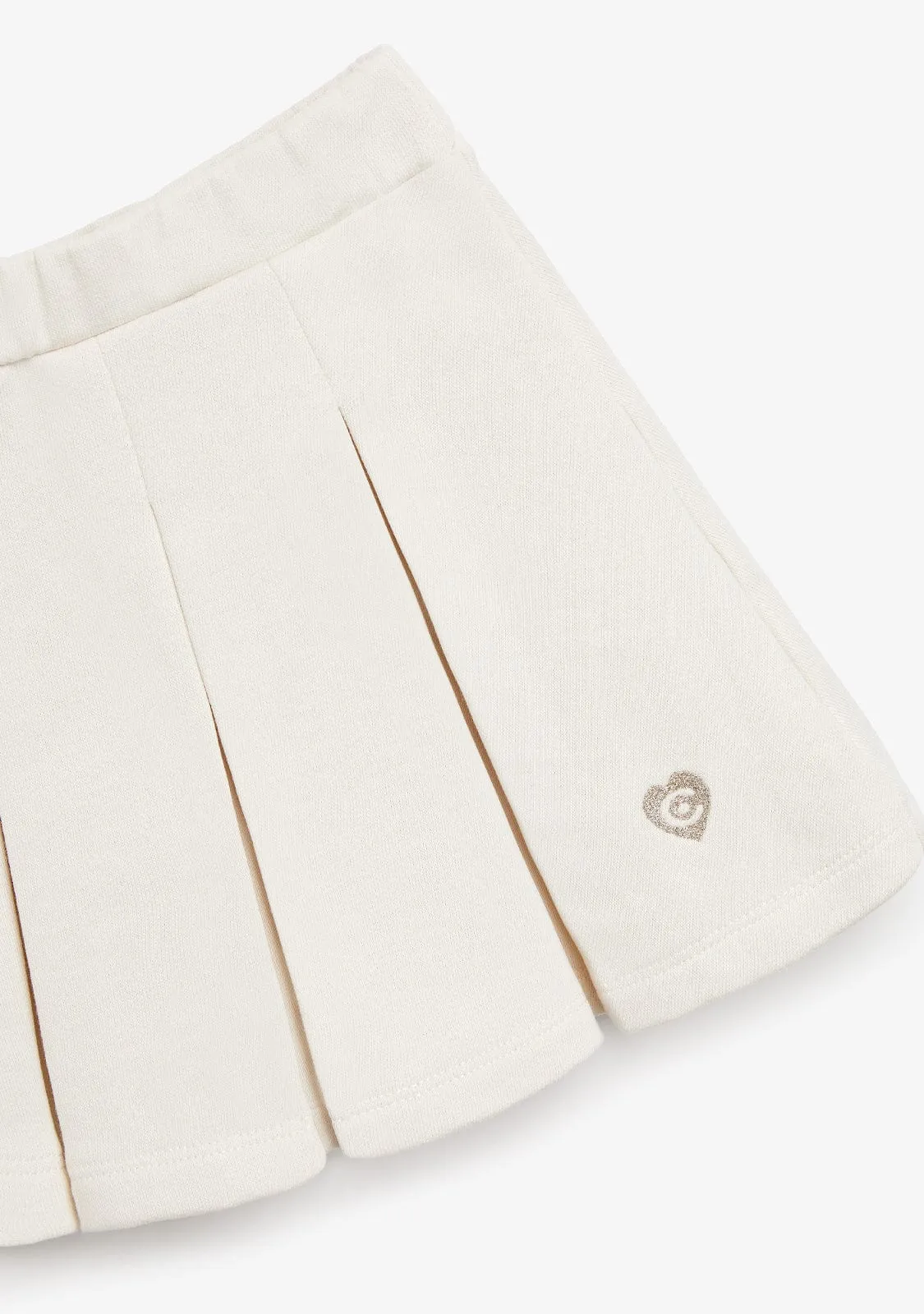 Beige Plush Skirt