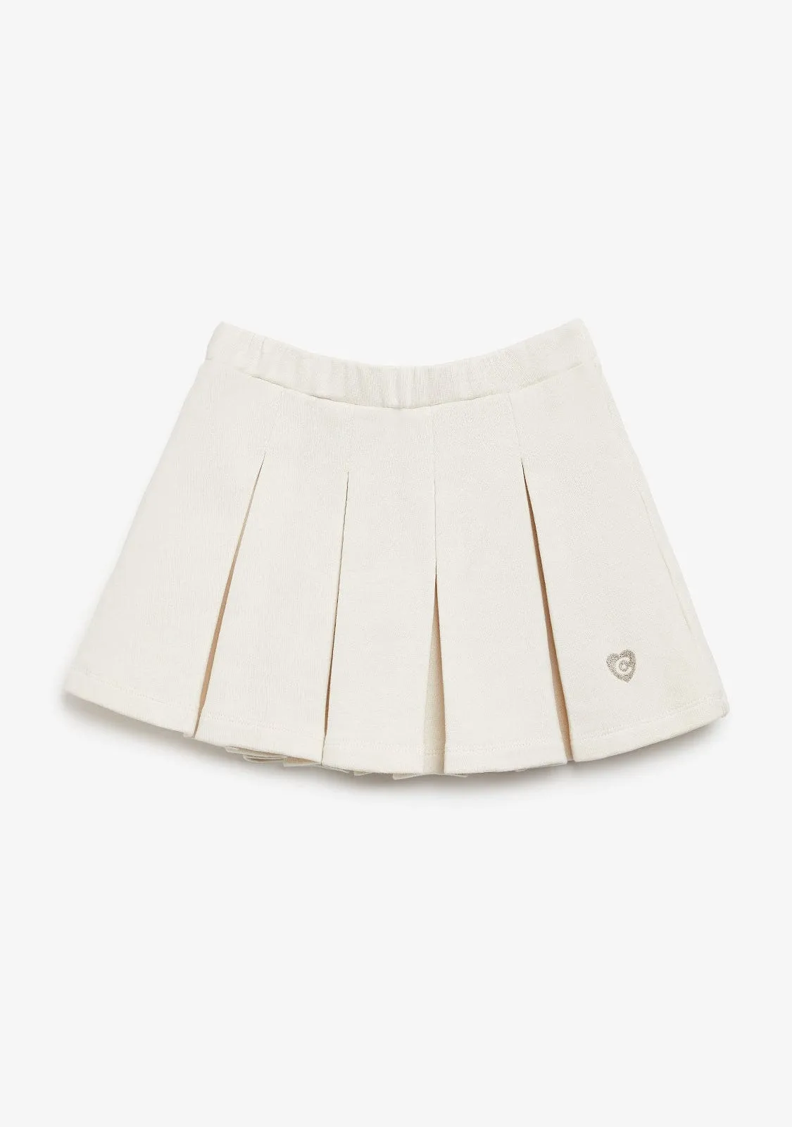 Beige Plush Skirt