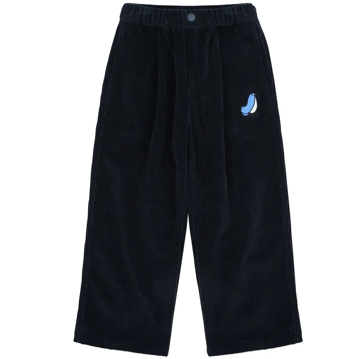 Bird Corduroy Pants in Navy by Jelly Mallow - Last One In Stock - 3 Years