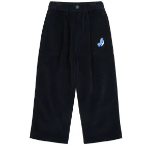 Bird Corduroy Pants in Navy by Jelly Mallow - Last One In Stock - 3 Years