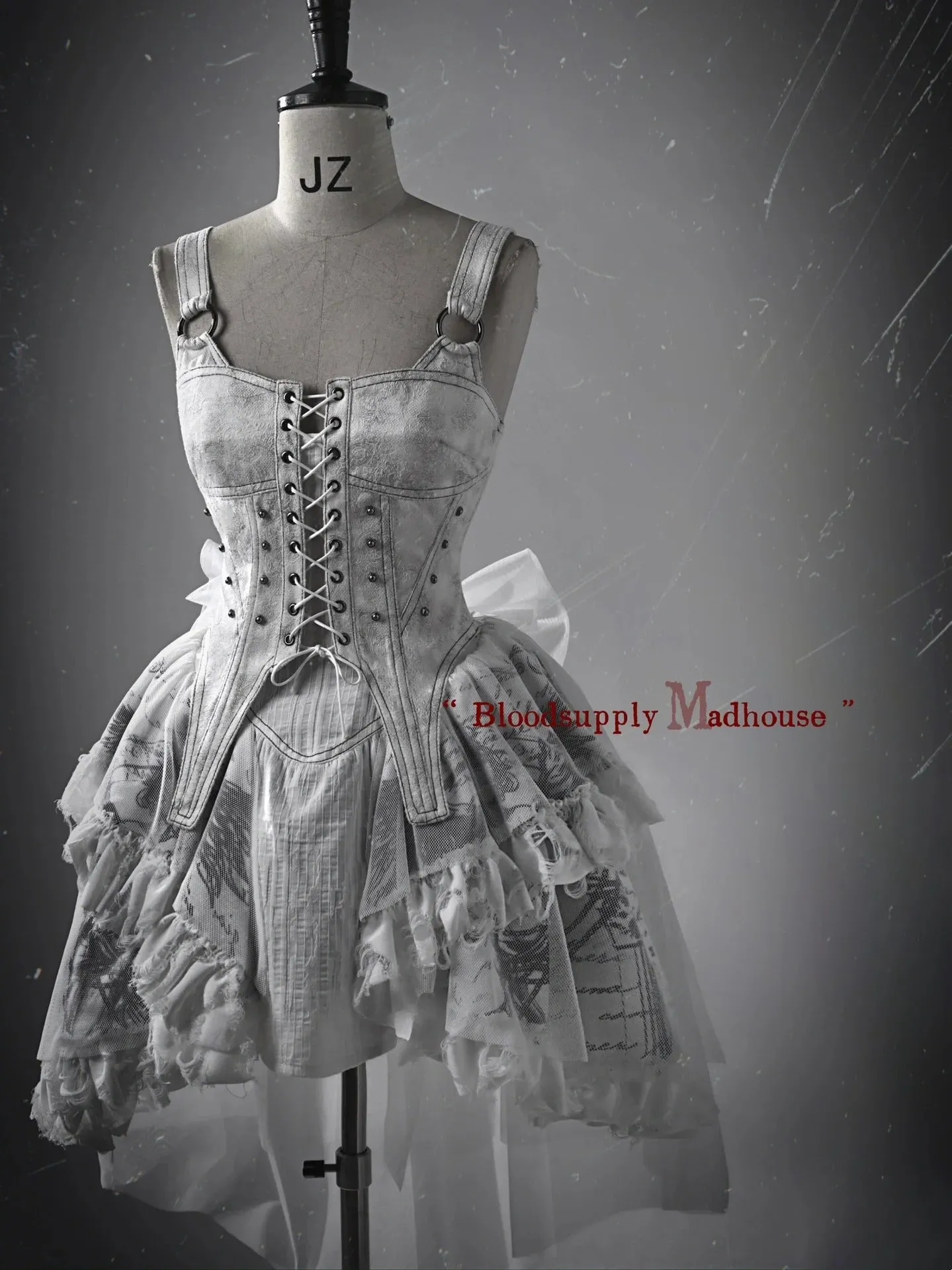 [Blood Supply] Madhouse Distressed Dress Set
