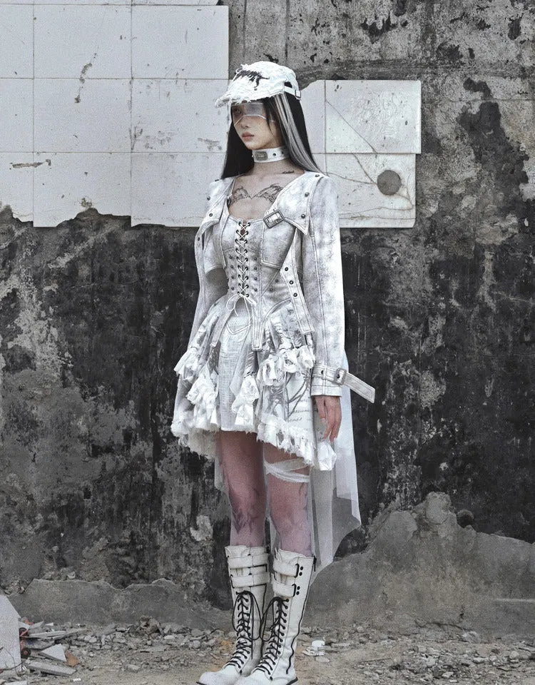 [Blood Supply] Madhouse Distressed Dress Set