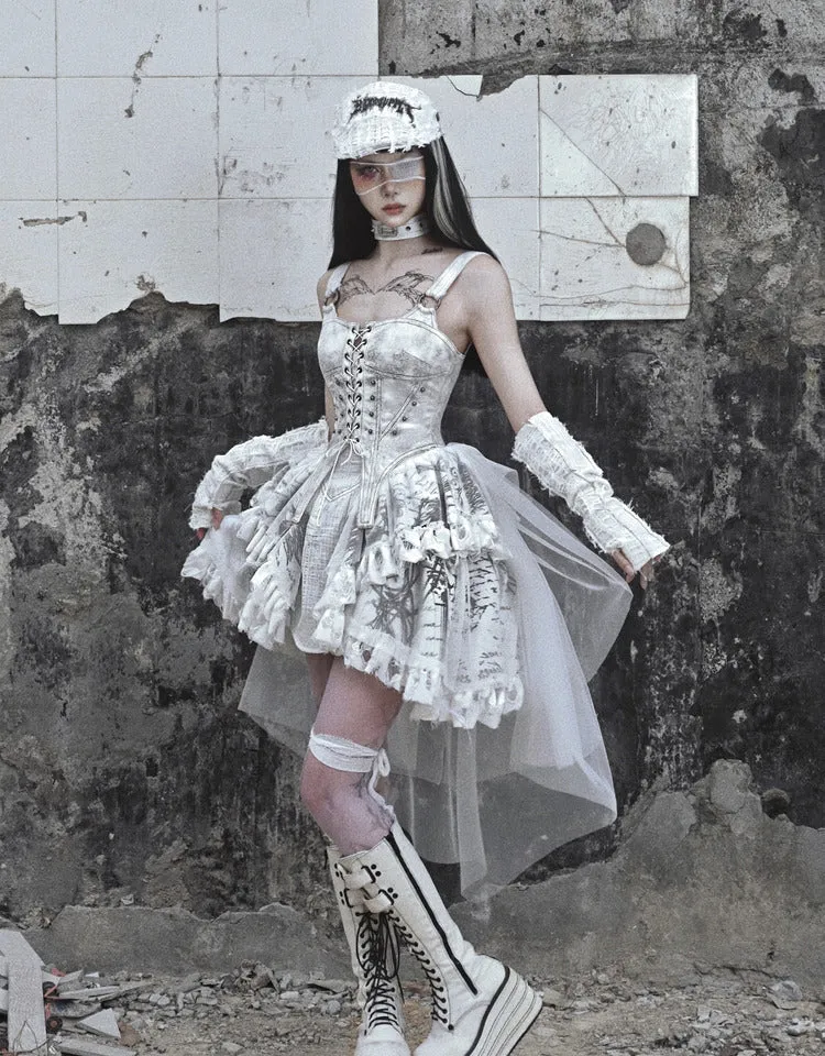 [Blood Supply] Madhouse Distressed Dress Set