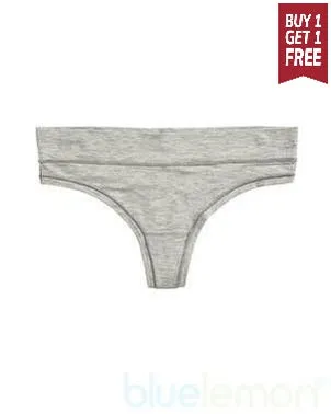 bluelemon® Yoga Panty - Microfiber Kinckers - Grey Heather