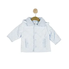 Boys Baby Blue Hooded Summer Jacket