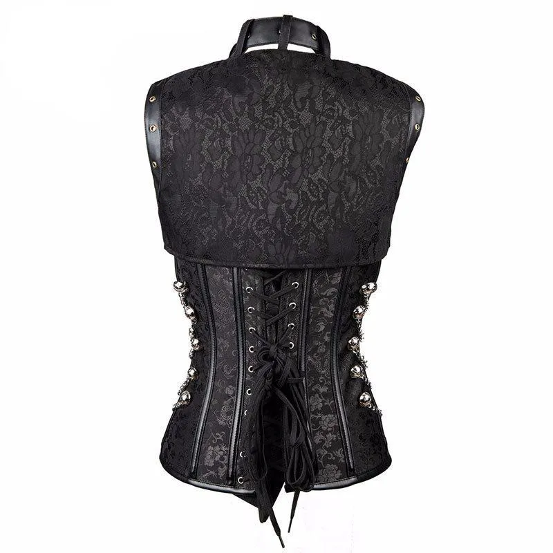 'Brocade of Chains' Corset and Jacket Set