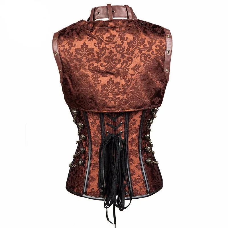 'Brocade of Chains' Corset and Jacket Set