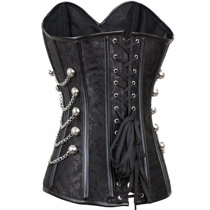 'Brocade of Chains' Corset and Jacket Set