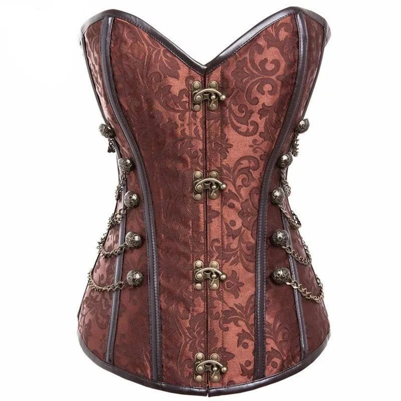 'Brocade of Chains' Corset and Jacket Set