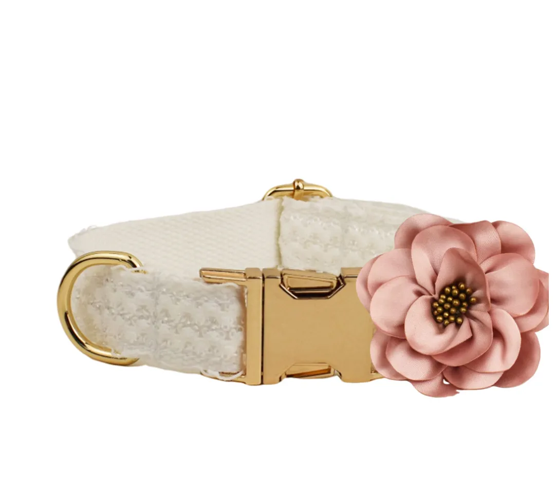 Chenpet High Quality Wedding Use Pet Accessories Dog Collars