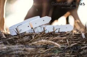 Dog Collar PVC 32mm x 55cm - White