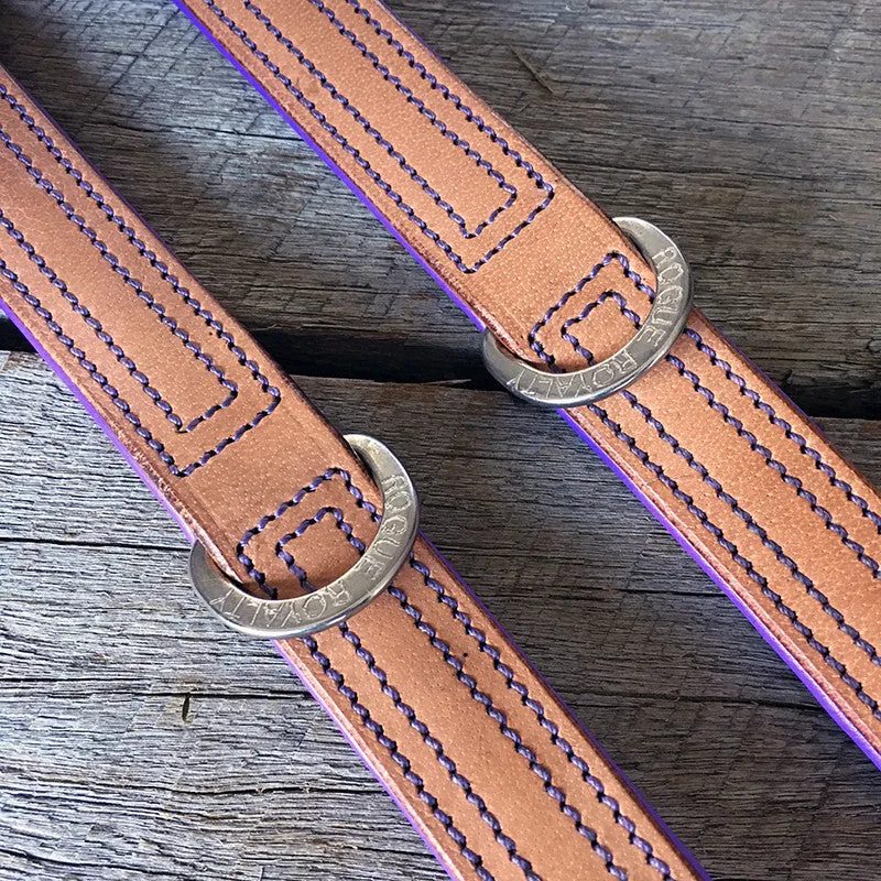 Dog Collar - Tuscan Rogue Tan|Purple NIET RUILEN ARTIKEL