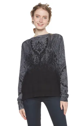 Edimburgo Indian Design Jumper Sweater Desigual Style 18WWJFAU