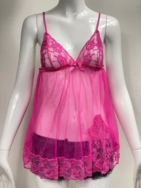 Frederick's Of Hollywood Pink Babydoll