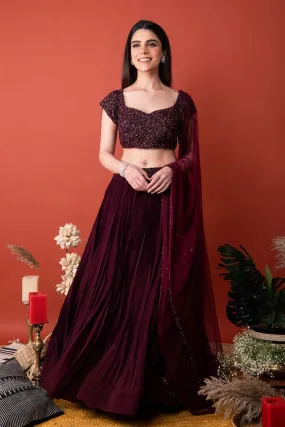 Full Pleated Skirt Set