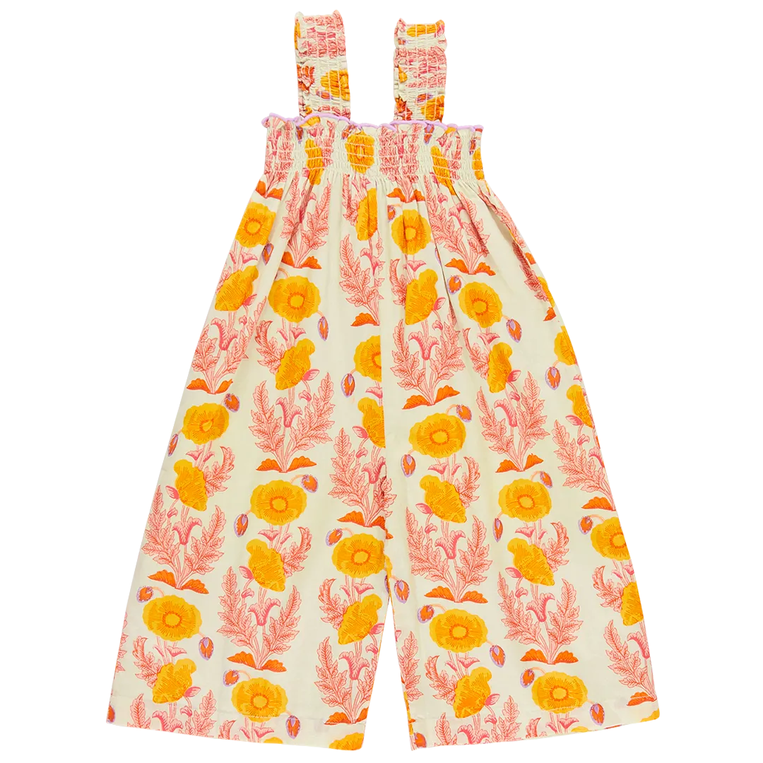 Girls Eleven Jumper - Green Gilded Floral