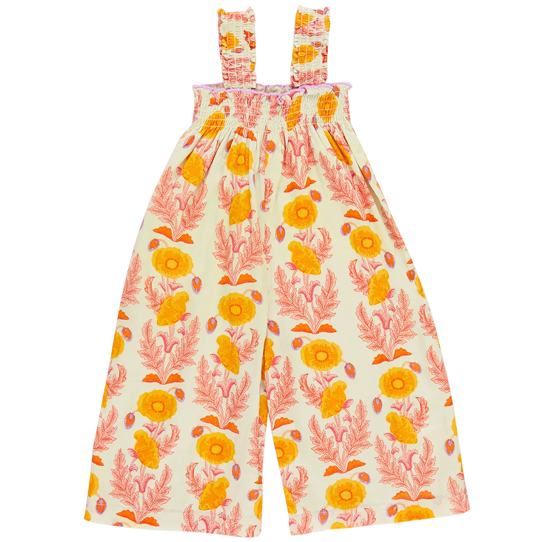 Girls Eleven Jumper - Green Gilded Floral