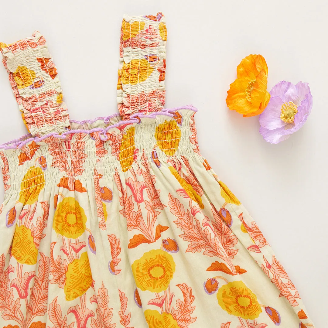 Girls Eleven Jumper - Green Gilded Floral
