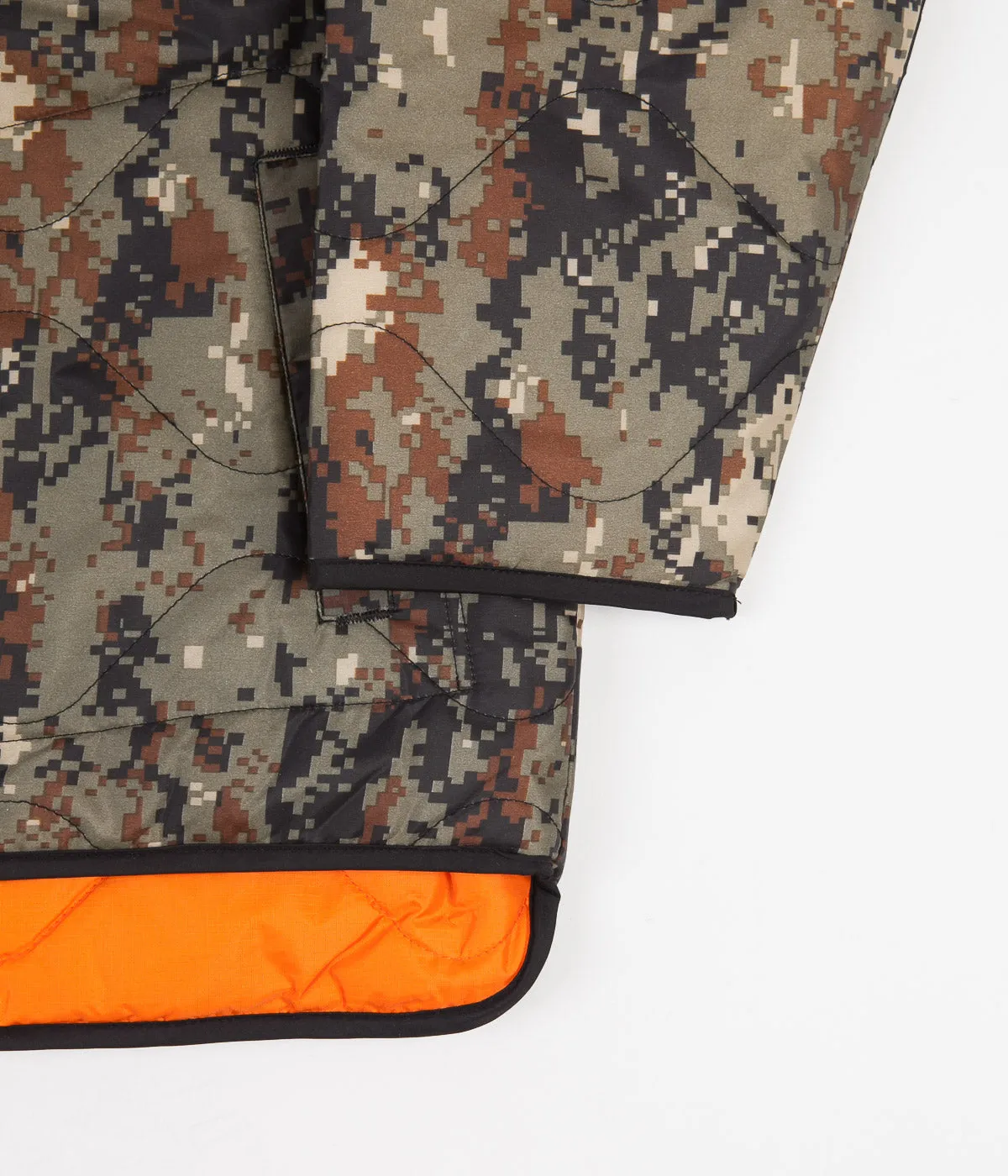 GX1000 Reversible Quilted Liner Jacket - Camo / Orange