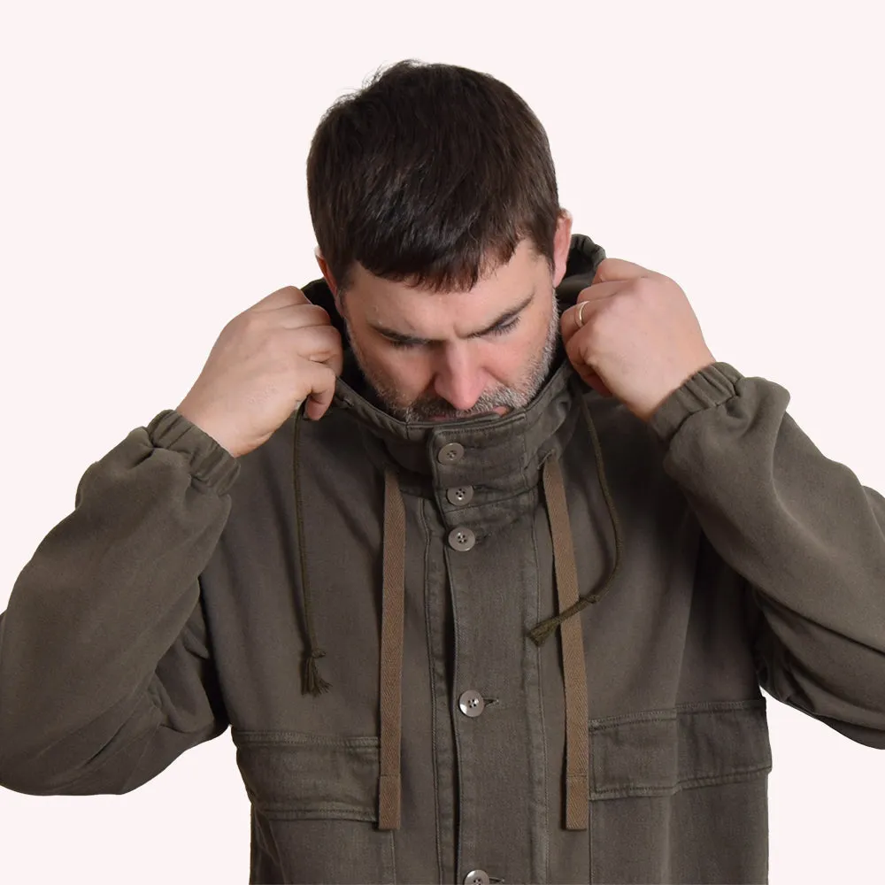 Gypsy & Sons Khaki Himalaya Sweatshirt Jacket