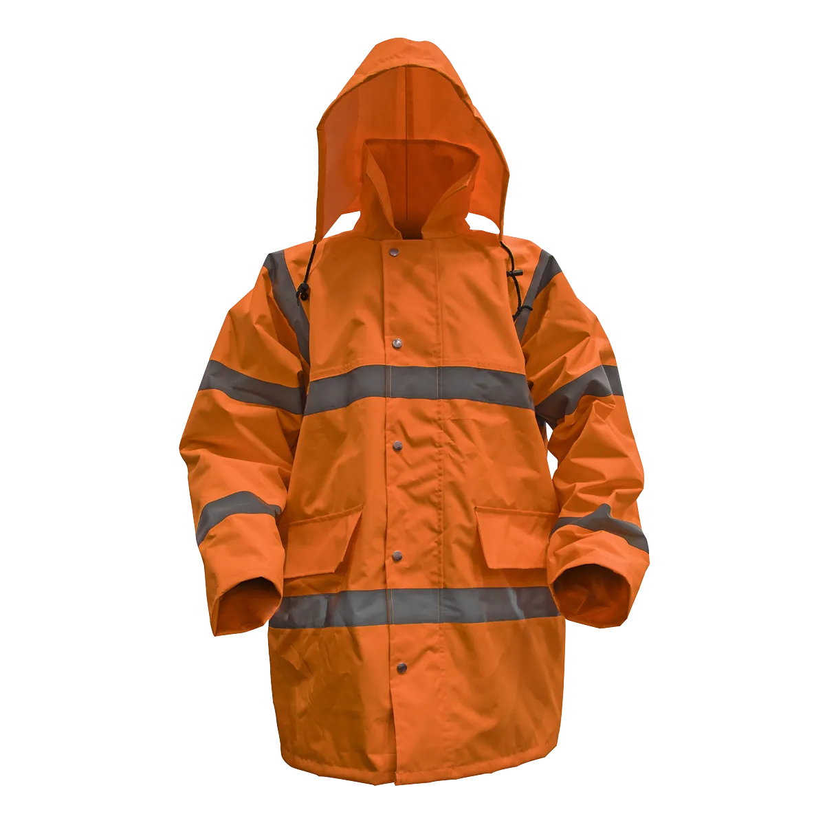 Hi-Vis Orange Motorway Jacket with Quilted Lining - XX-Large - 806XXLO