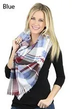 I Gotta Feeling Plaid Blanket Scarf