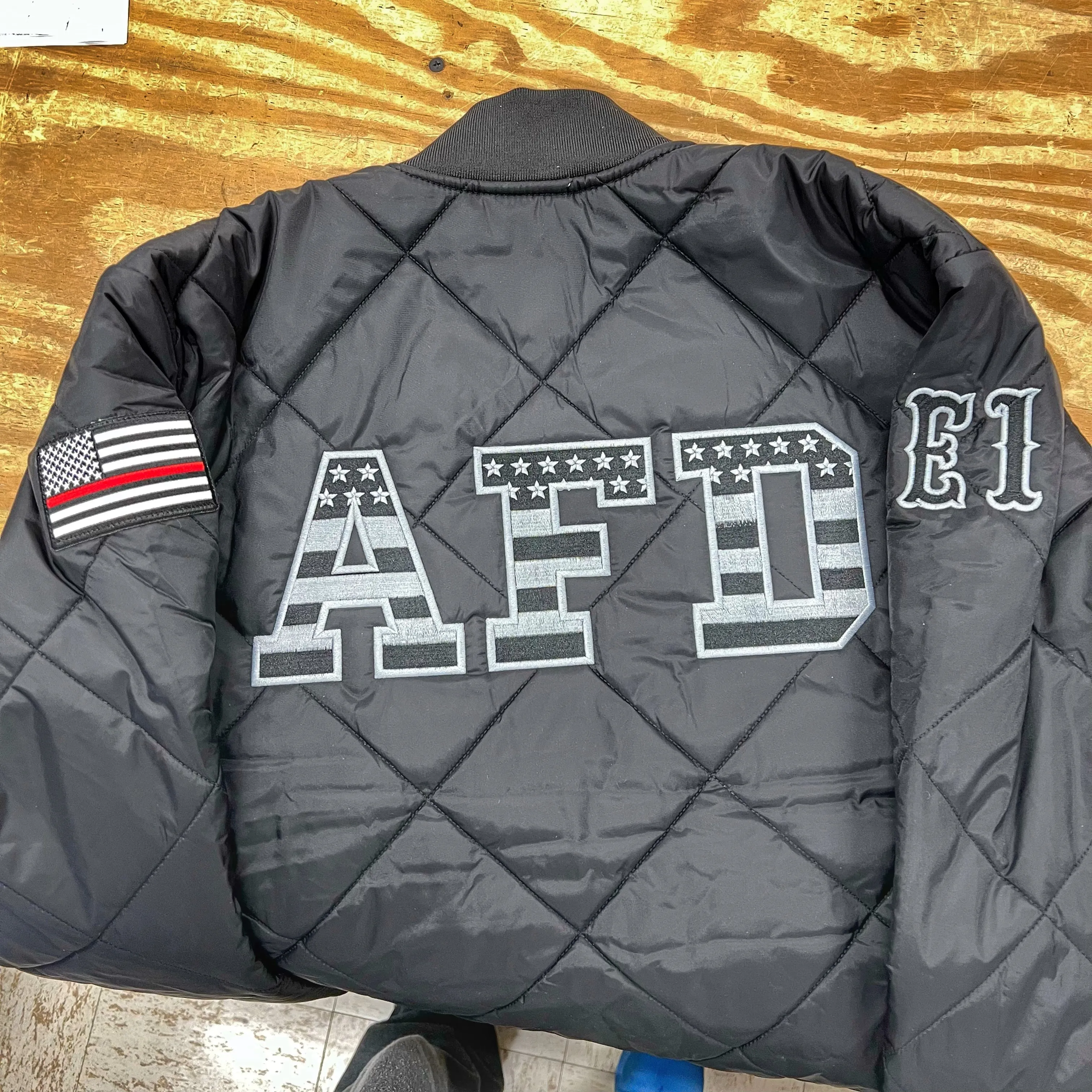 Jacket - Quilted - Stars & Stripes - "You Design"