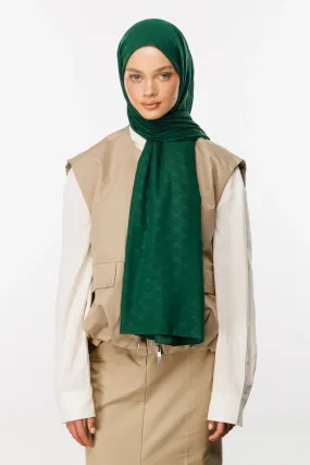 Jade Bamboo Jacquard Hijab