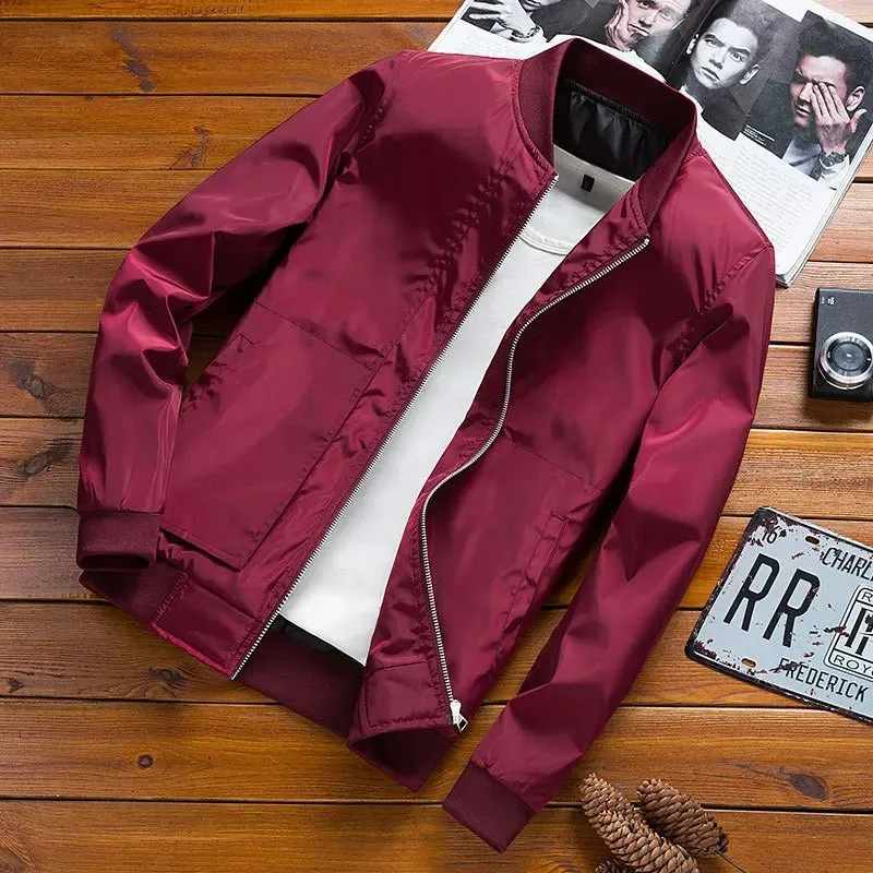 James™  sportief grijs comfortabel heren bomberjacket