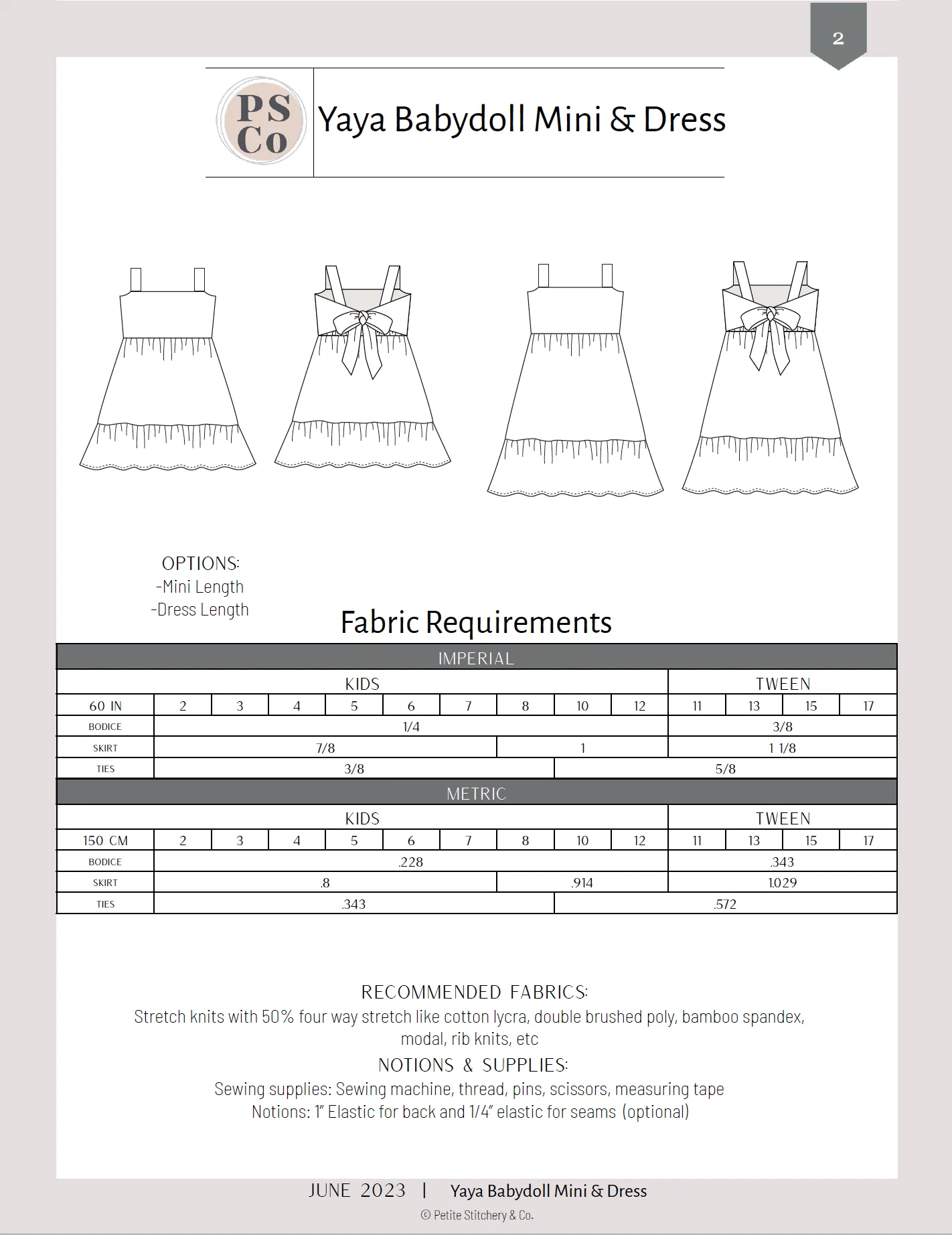 Kids Yaya Babydoll Dress