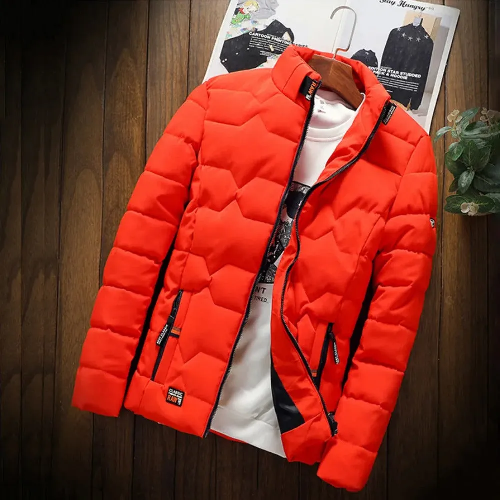 Men's Thick Cotton Winter Parka Jacket
