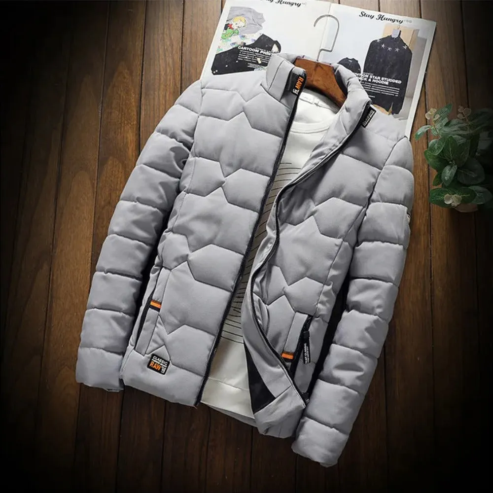 Men's Thick Cotton Winter Parka Jacket