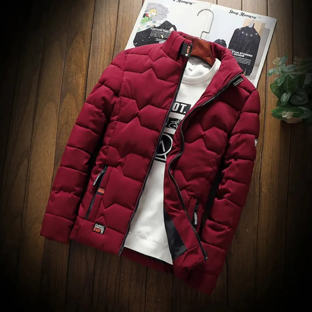 Men's Thick Cotton Winter Parka Jacket