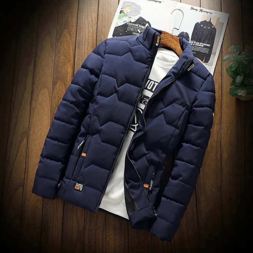 Men's Thick Cotton Winter Parka Jacket