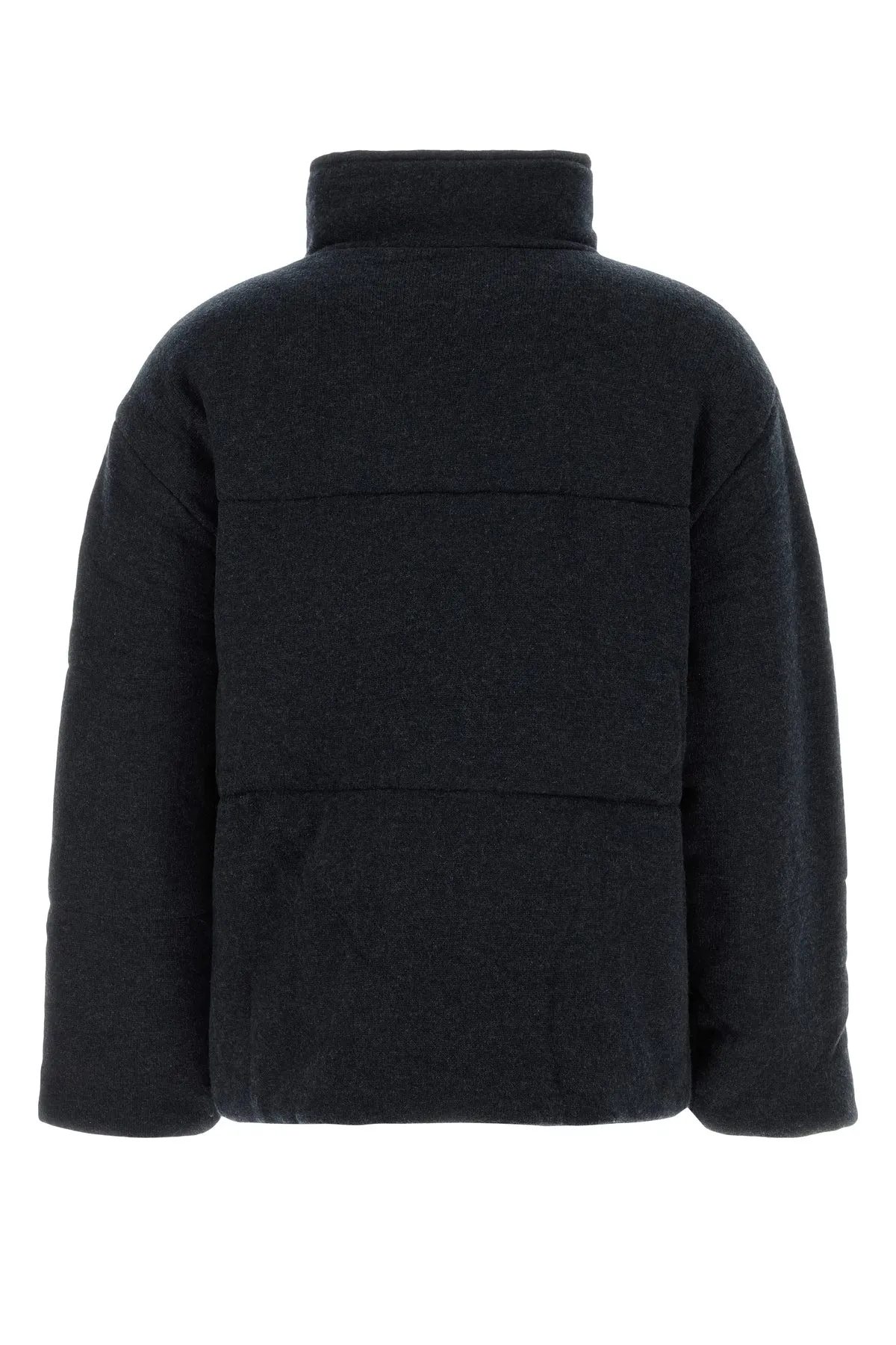 Midnight blue cashmere Dillon padded jacket