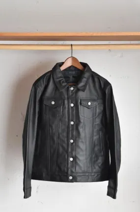 「modemdesign」lamb leather jacket