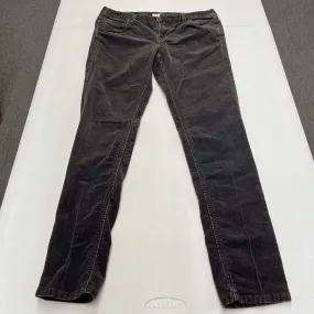 Mossimo Supply Co Pants Gray Corduroy Slim Casual Preppy Cotton Women's Size 9