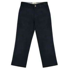 Navy Slim Fit Corduroy Pants
