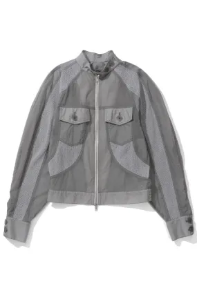 [ODLYWORKSHOP] SS 25 Knit Bomber Jacket, Dim