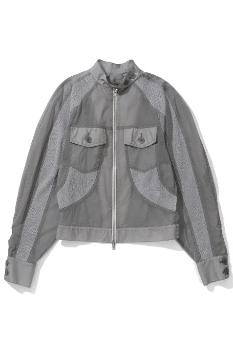 [ODLYWORKSHOP] SS 25 Knit Bomber Jacket, Dim