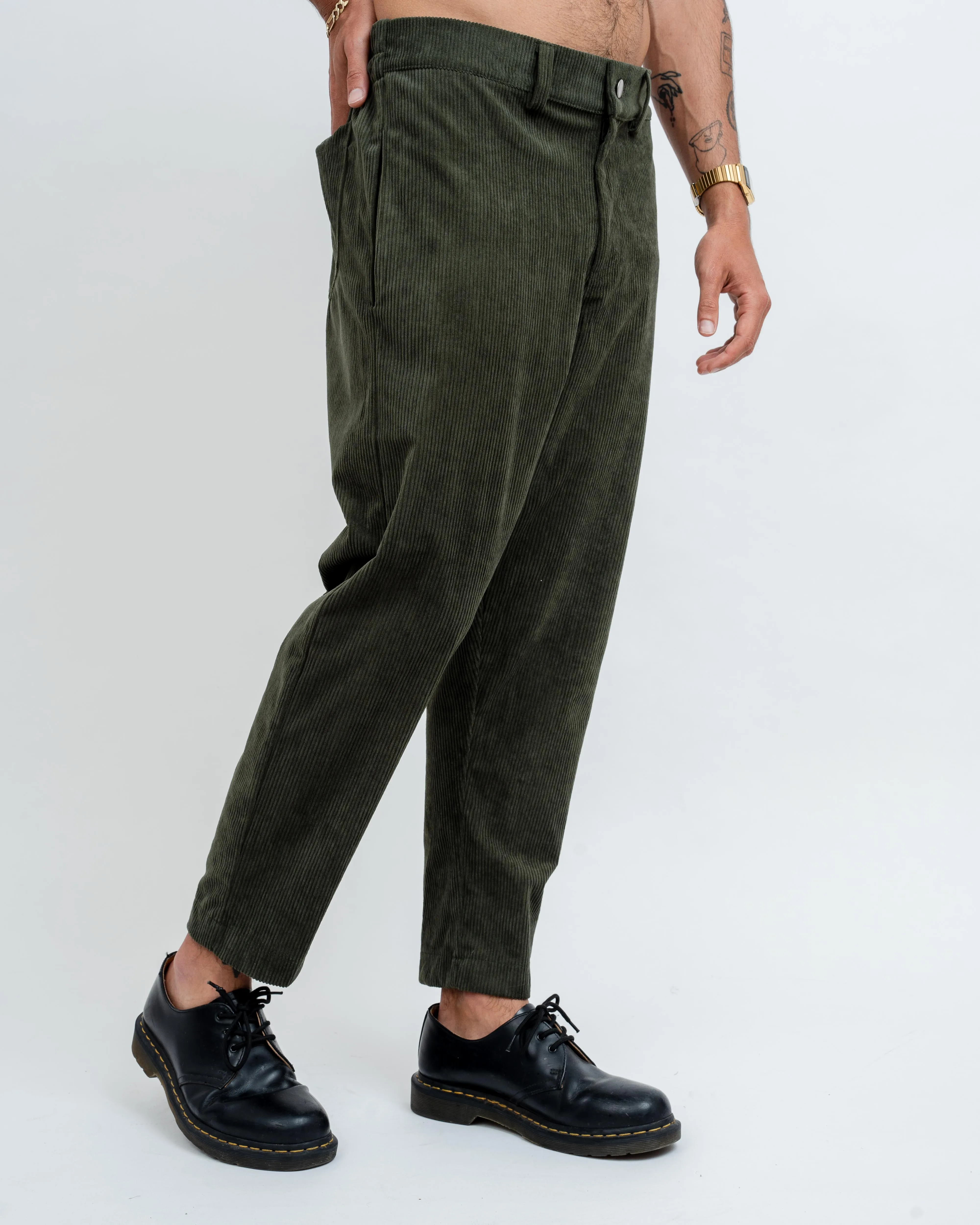 olive corduroy pants