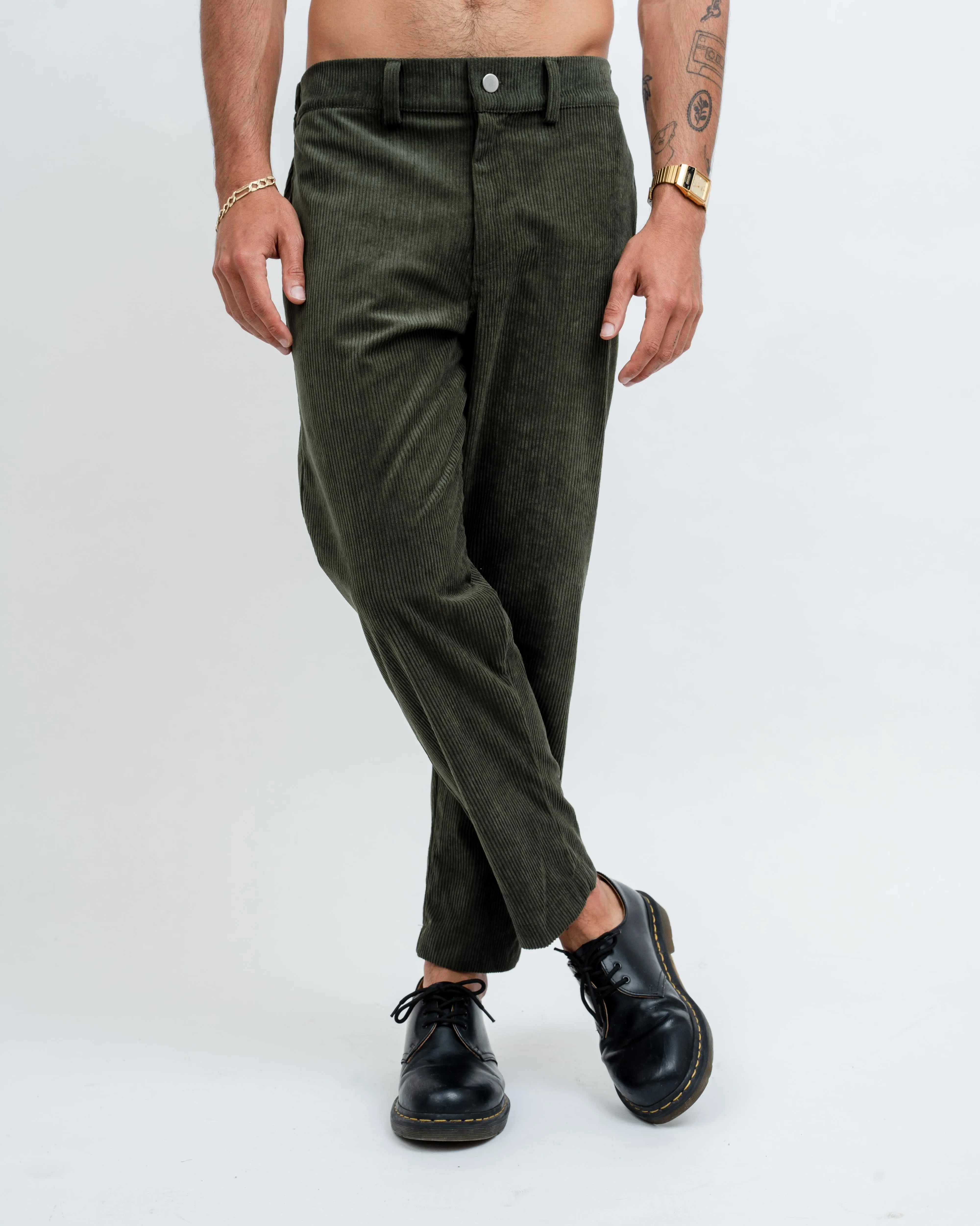 olive corduroy pants